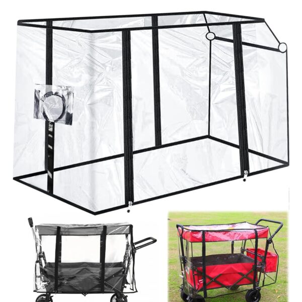ABC Kids Schubkarren Regenschutz Universal 91x51x74 cm – Wasserdicht & Schnell befestigt