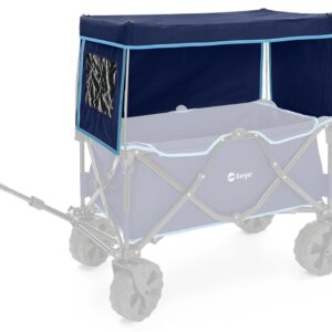 Berger Sonnensegel für Handwagen, wasserdicht, mit Seitenwänden, zum Campen und Kindtransport