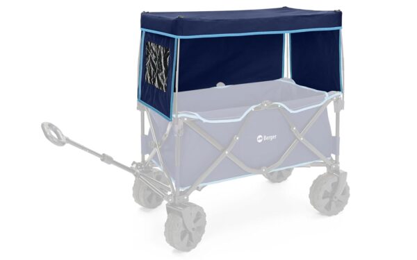 Berger Sonnensegel für Handwagen, wasserdicht, mit Seitenwänden, zum Campen und Kindtransport