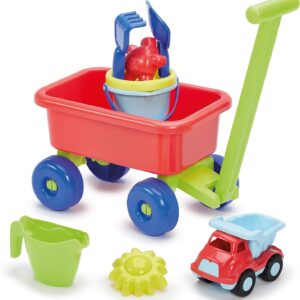 Ecoiffier Beach Trolley mit Zubehör, 529 Teile, Simba Toys – Robust, mobil, ideal für Strand & Spiel