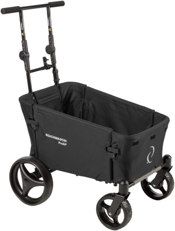 Handcart Faltbarer Rollwagen 40 kg Tragkraft, Schiebebügel & Feststellbremse, 87x52x39 cm