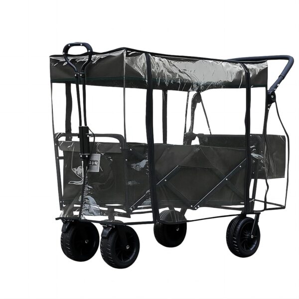 Handcart Kinder-Regenschutz Universal Transparent Winddicht Schnee Regen