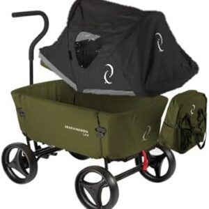 LITE Handheld-Klappwagen 80 kg Tragkraft – 118 cm – mit Hülle & Rucksack
